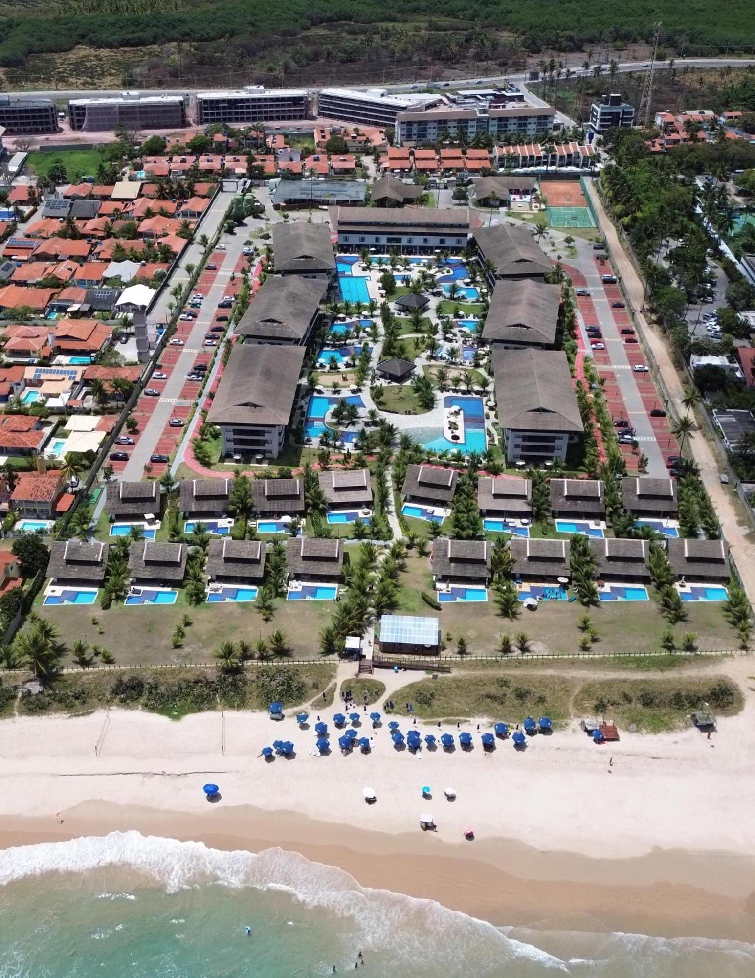 Luxuoso Flat 3 Quartos, Terreo, No Cupe Beach Living - Beira Mar De Pôrto das Galinhas Exteriör bild