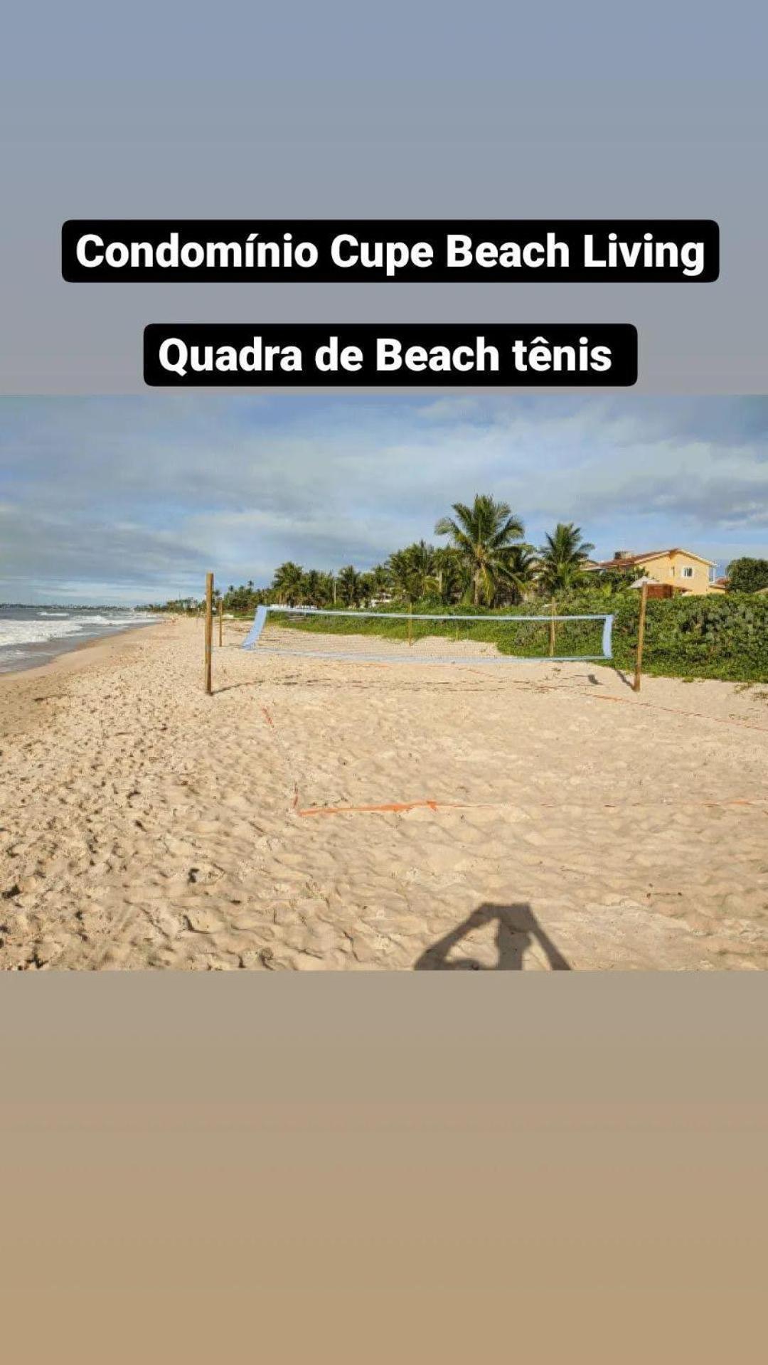 Luxuoso Flat 3 Quartos, Terreo, No Cupe Beach Living - Beira Mar De Pôrto das Galinhas Exteriör bild